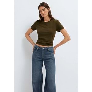 Mavi M1614317-80769 Yazılı T-Shirt Kadın Tişört