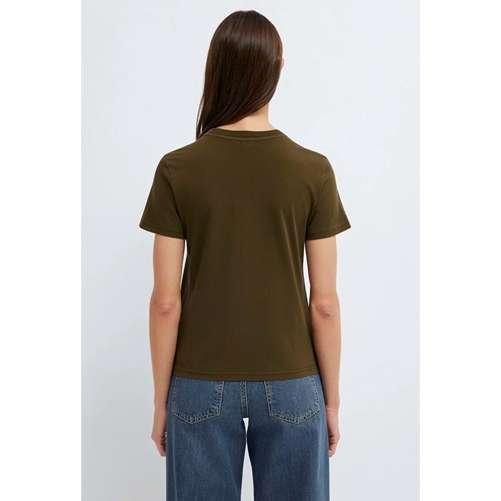 Mavi M1614317-80769 Yazılı T-Shirt Kadın Tişört