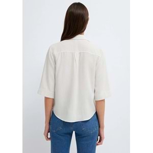 Mavi M1211612-80767 Çizgili T-Shirt Kadın Tişört