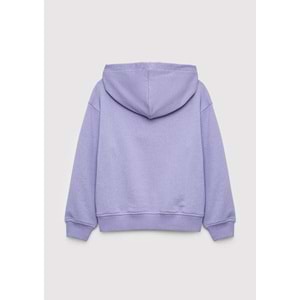 Mavi M7S10147-70557 Mavi Logo Baskılı Kapüşonlu Kız Çocuk Sweatshirt
