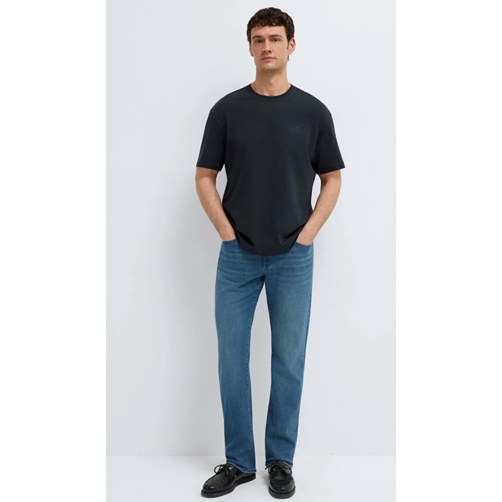 Mavi M0613589-71379 Mavi Black Logo Baskılı Tişört Erkek T-Shirt