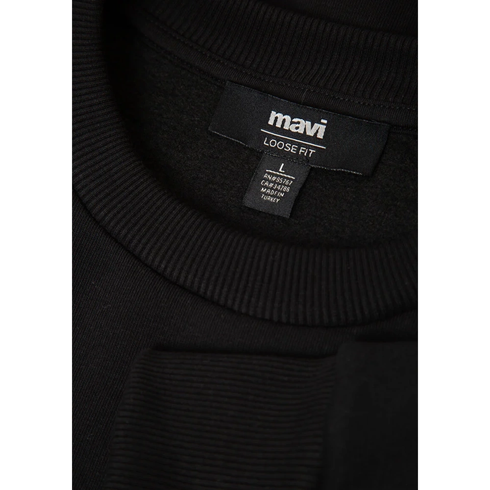 Mavi M0S10379-900 Mavi Logo Baskılı Sweatshirt Erkek Sweatshirt