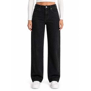 Mavi M1010600-A3668 Dokuma Pantolon Bol Kesim Düz Paça Jean Kadın Kot Pantolon
