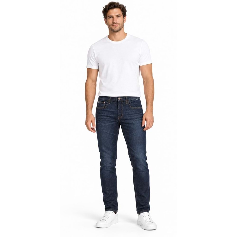 Mavi M00424A3781 James Mavi Dark Indigo Str Jean Pantolon Erkek Kot Pantolon