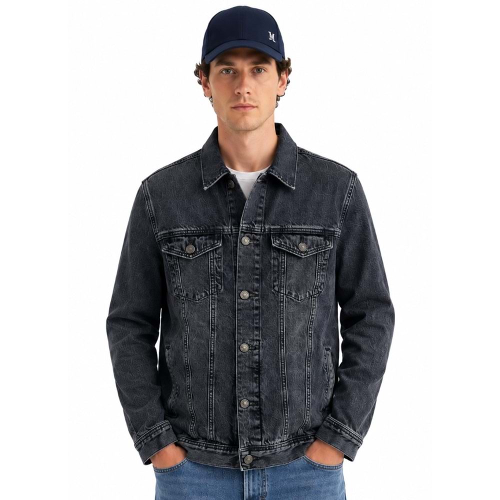 Mavi M010143-A4066 Mavi Dolphin Grey Classic Denim Jean Ceket Erkek Ceket