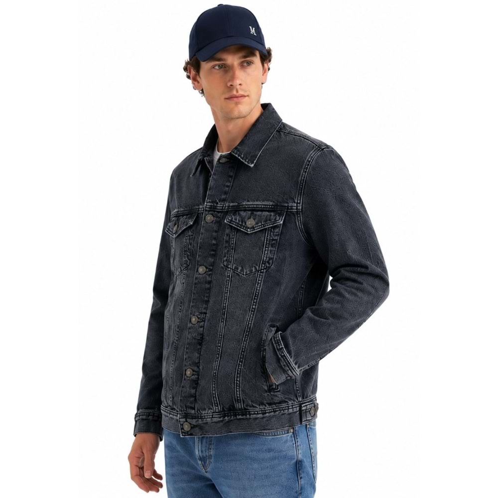 Mavi M010143-A4066 Mavi Dolphin Grey Classic Denim Jean Ceket Erkek Ceket