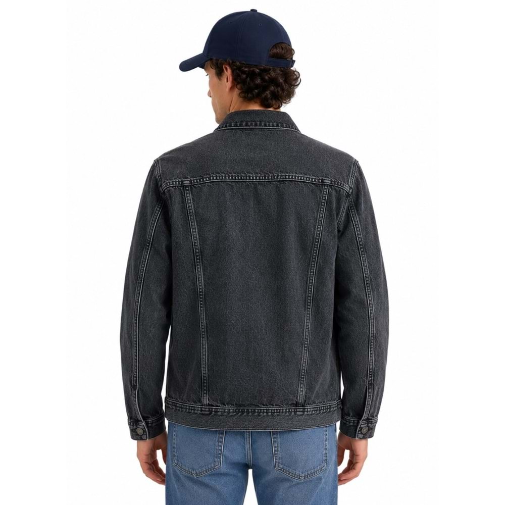 Mavi M010143-A4066 Mavi Dolphin Grey Classic Denim Jean Ceket Erkek Ceket