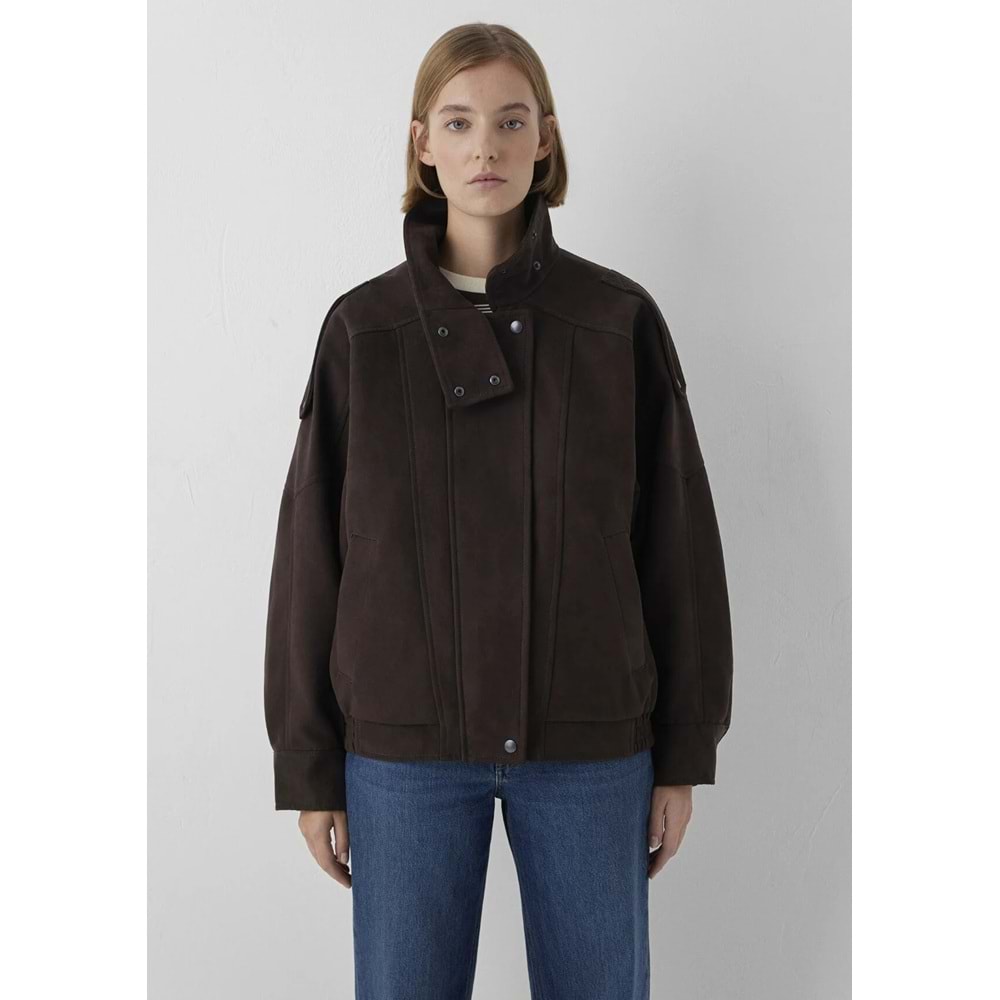 Mavi M1110904-70221 Kısa Trençkot Ceket Kadın Mont