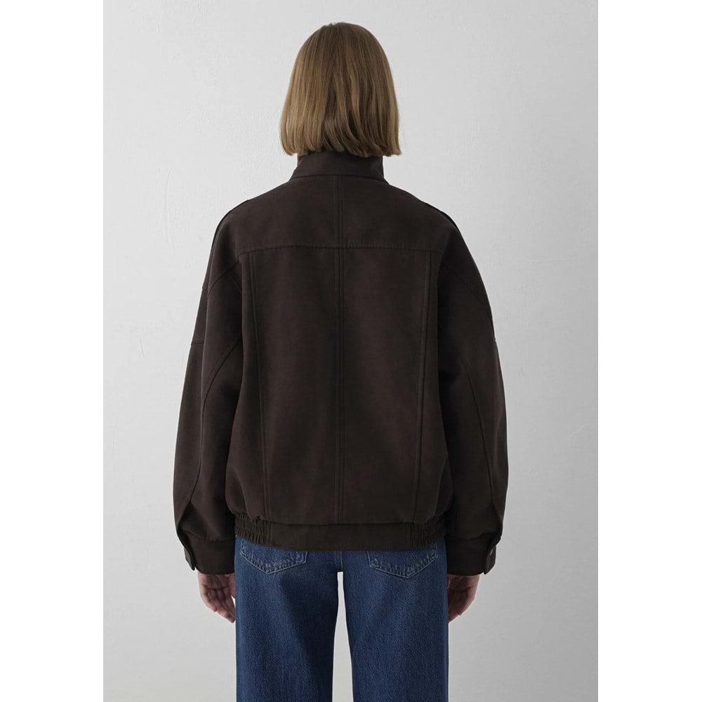 Mavi M1110904-70221 Kısa Trençkot Ceket Kadın Mont