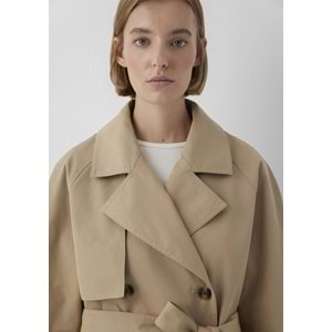 Mavi M1110910-70202 Kısa Trençkot Ceket Kadın Mont