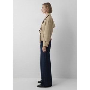 Mavi M1110910-70202 Kısa Trençkot Ceket Kadın Mont