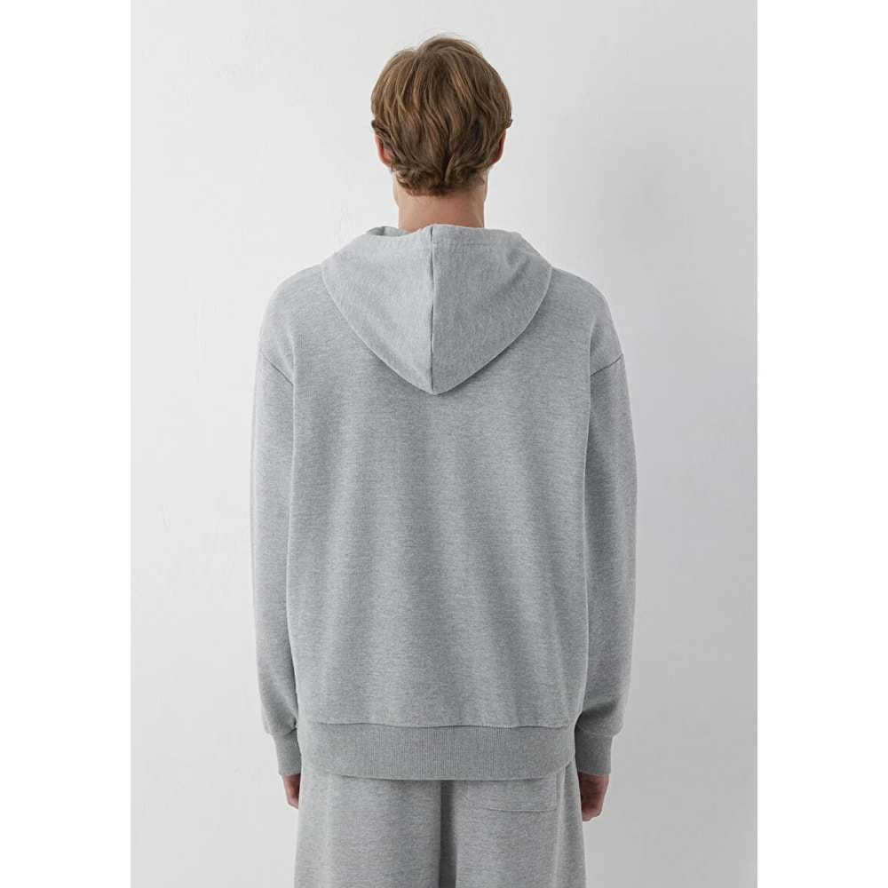 Mavi M0S10656-80018 Mavi Logo Baskılı Kapüşonlu Erkek Sweatshirt