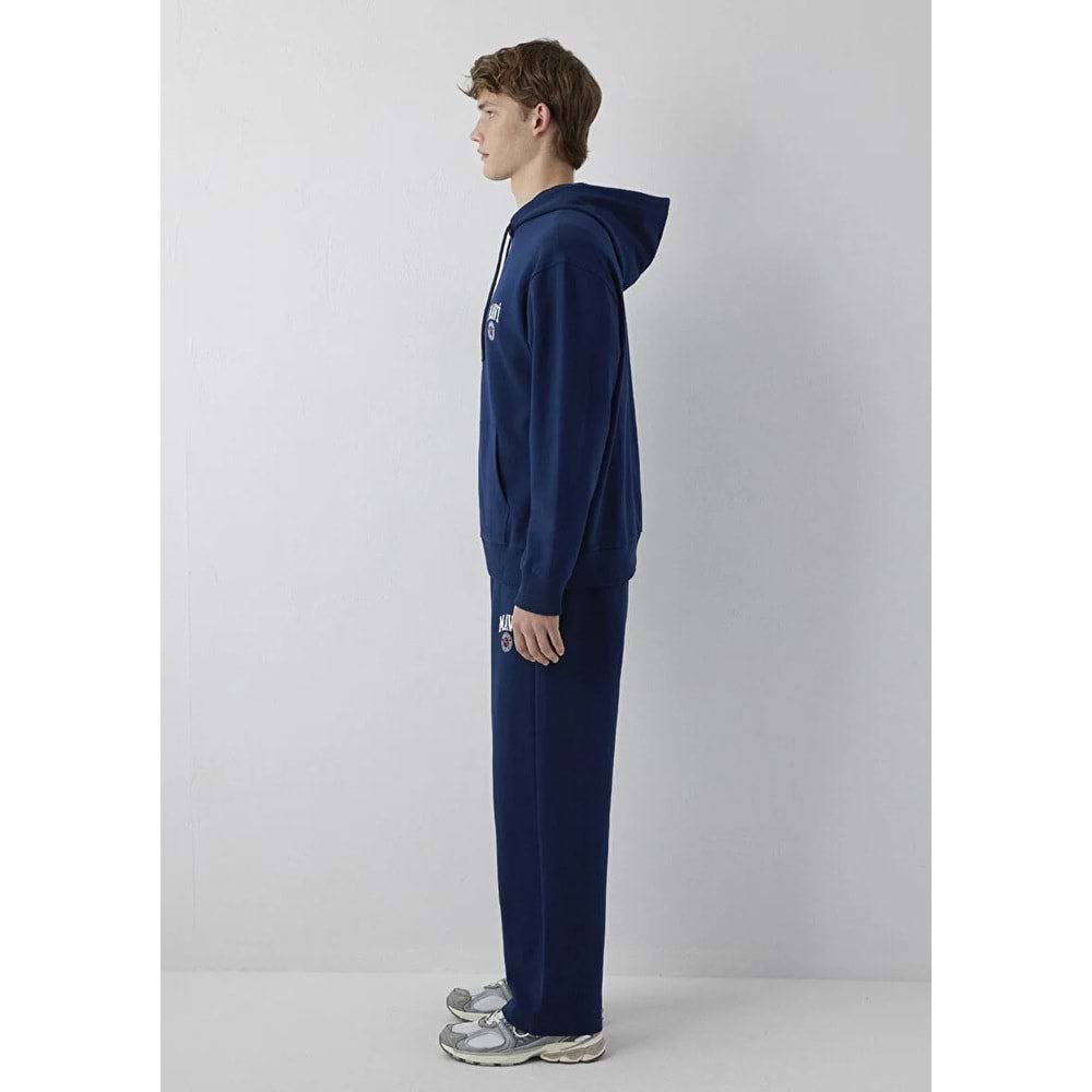 Mavi M0S10656-89353 Mavi Logo Baskılı Kapüşonlu Erkek Sweatshirt