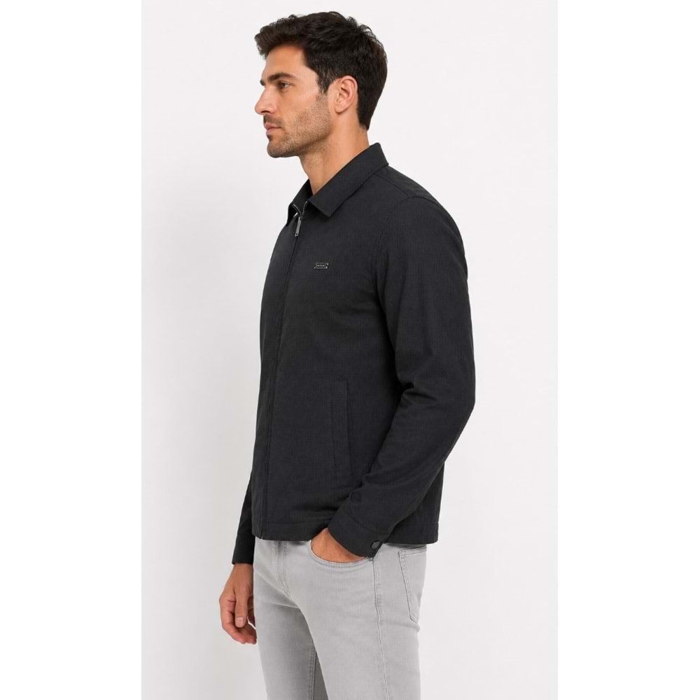 Mavi M0212087-80024 Mavi Black Fermuarlı Ceket Erkek Ceket