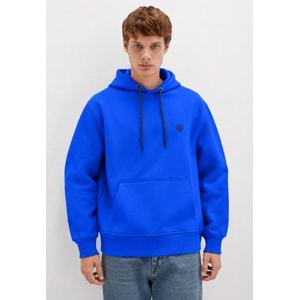 Mavi 065809-70896 Logo Nakışlı Erkek Kapüşonlu Sweatshirt