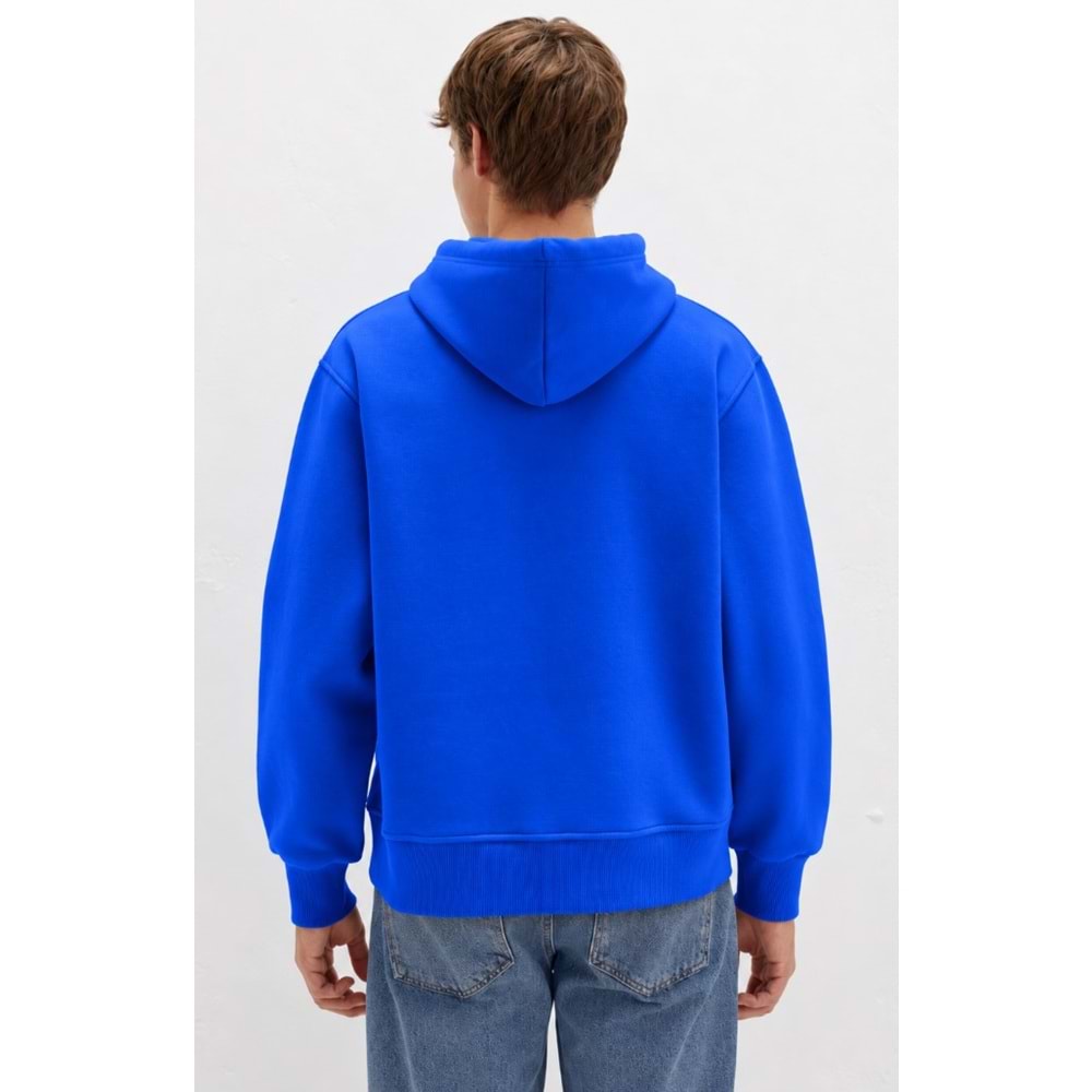 Mavi 065809-70896 Logo Nakışlı Erkek Kapüşonlu Sweatshirt