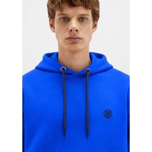 Mavi 065809-70896 Logo Nakışlı Erkek Kapüşonlu Sweatshirt