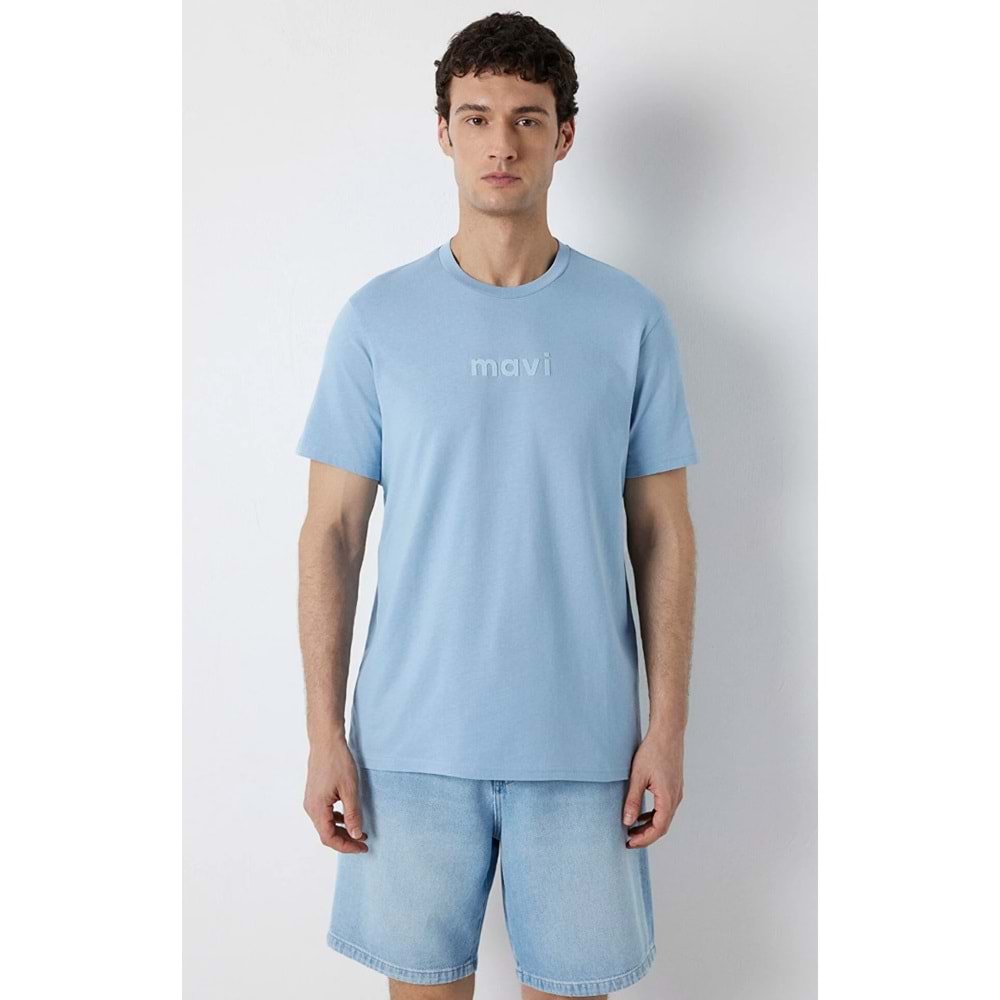 Mavi M0612732-70731 Mavi Logo Baskılı T-Shirt Erkek Tişort