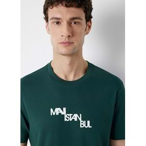 Mavi M0612274-85173 İstanbul Baskılı T-Shirt Erkek Tişort