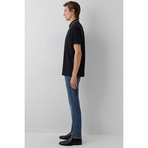 Mavi M0613535-900 Yarım Fermuarlı Polo Yaka Tişört Erkek Tişort