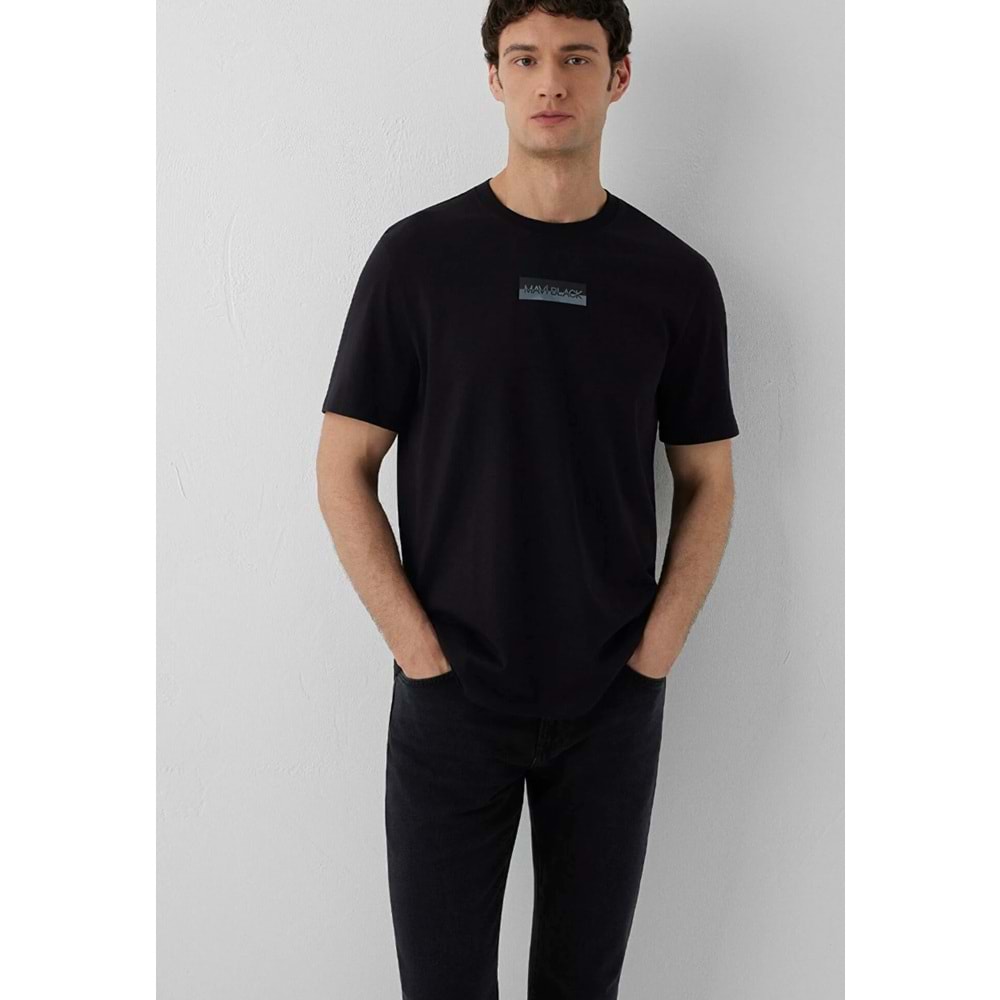 Mavi M0613539-900 Mavi Black Baskılı T-Shirt Erkek Tişort