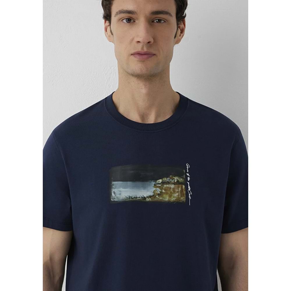 Mavi M0613520-70490 Mavi Baskılı T-Shirt Erkek Tişort