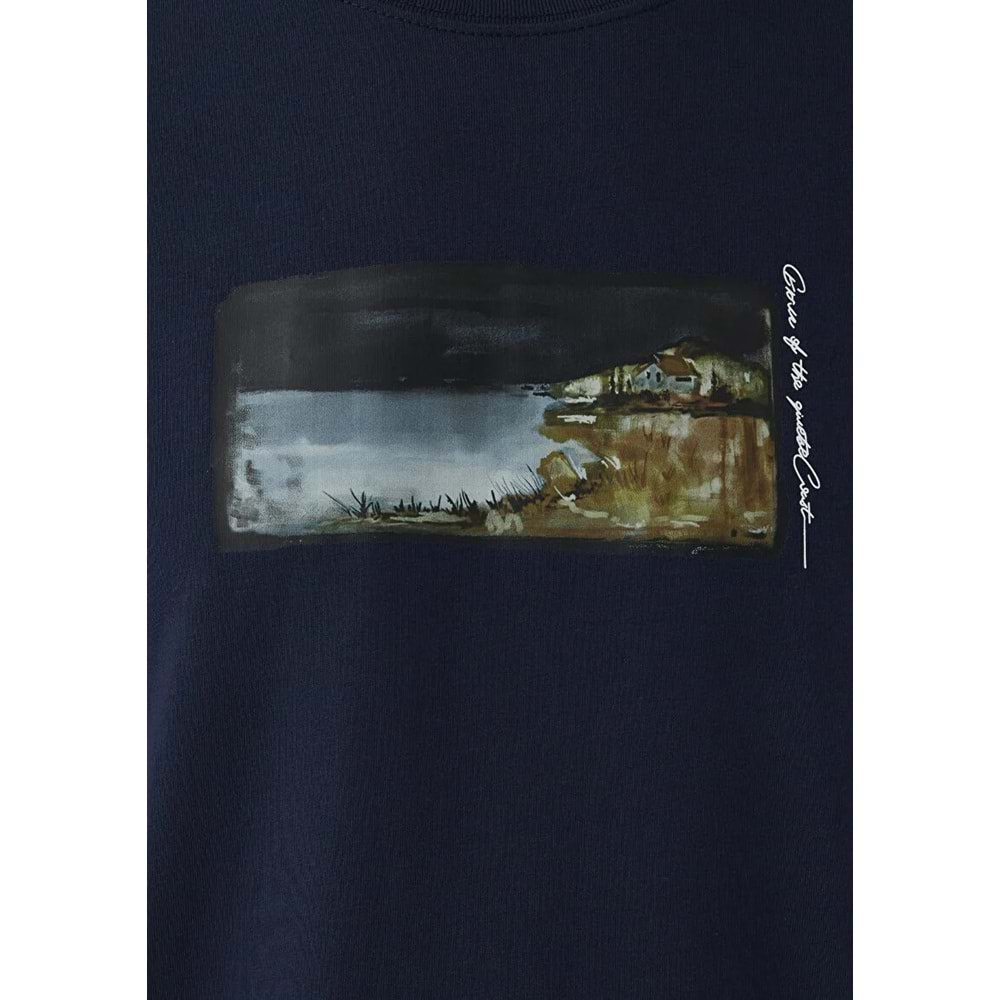 Mavi M0613520-70490 Mavi Baskılı T-Shirt Erkek Tişort