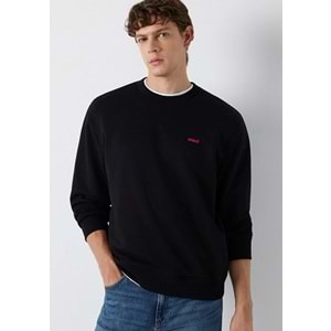 Mavi M0S10643-900 Mavi Logo Baskılı Erkek Sweatshirt