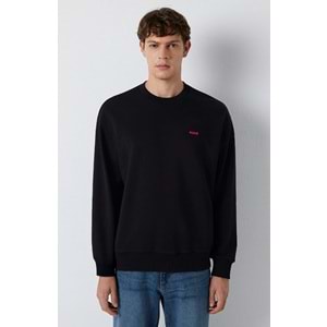 Mavi M0S10643-900 Mavi Logo Baskılı Erkek Sweatshirt