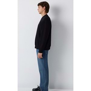 Mavi M0S10643-900 Mavi Logo Baskılı Erkek Sweatshirt