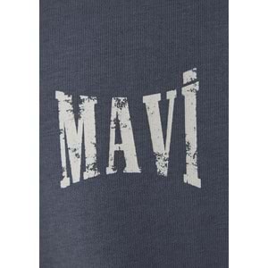 Mavi M0S10672-80776 Mavi Logo Baskılı Yarım Fermuarlı Erkek Sweatshirt