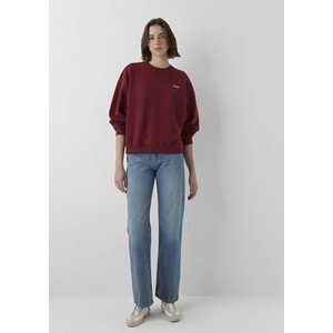 Mavi M1S10490-85633 Mavi Logo Baskılı Kadın Sweatshirt