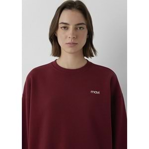 Mavi M1S10490-85633 Mavi Logo Baskılı Kadın Sweatshirt