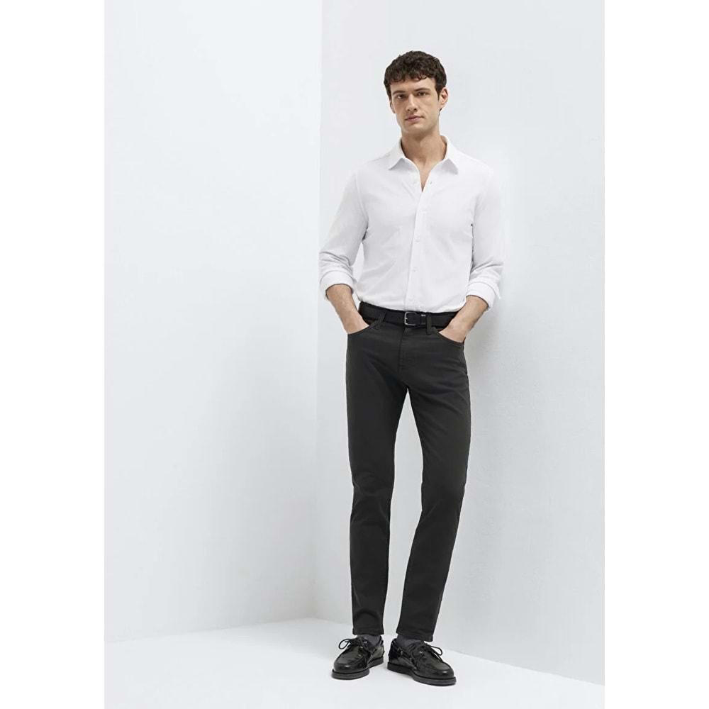 Mavi M00351A4090 Marcus Kahverengi Gabardin Jean Pantolon Erkek Kot Pantolon