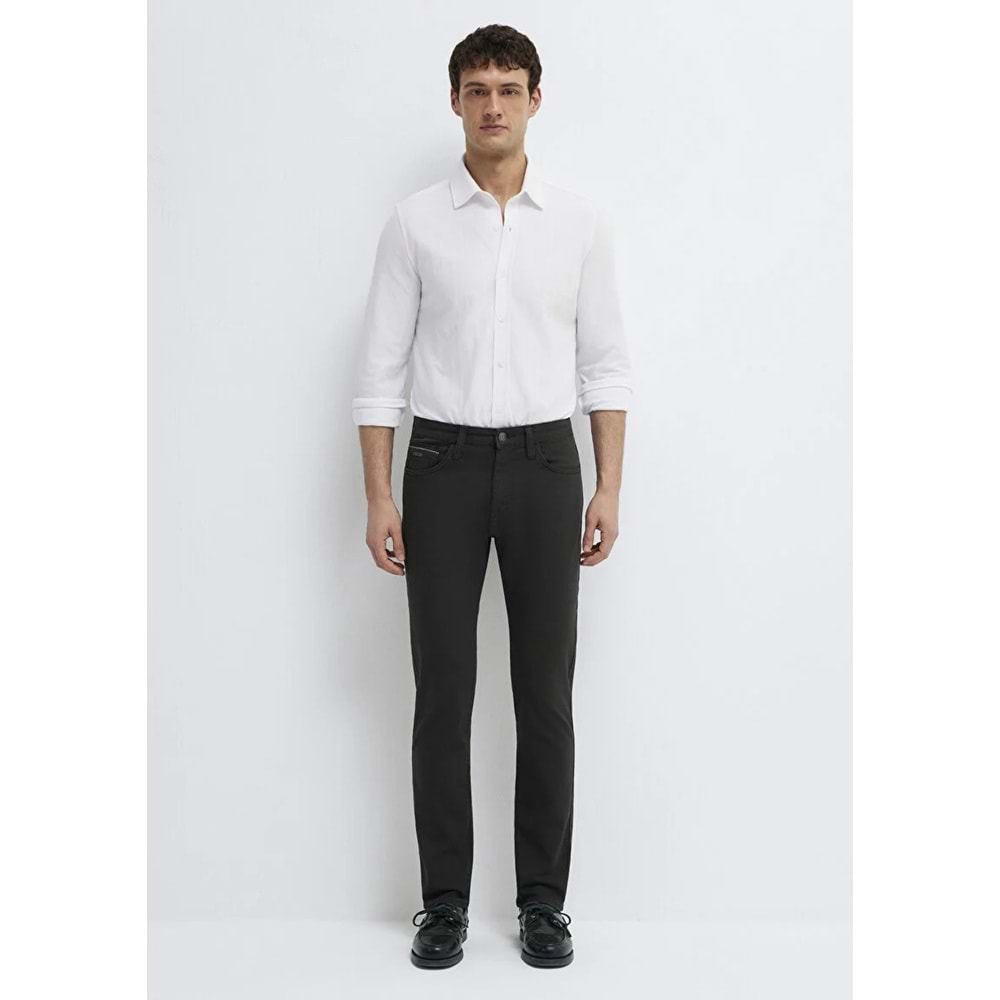Mavi M00351A4090 Marcus Kahverengi Gabardin Jean Pantolon Erkek Kot Pantolon