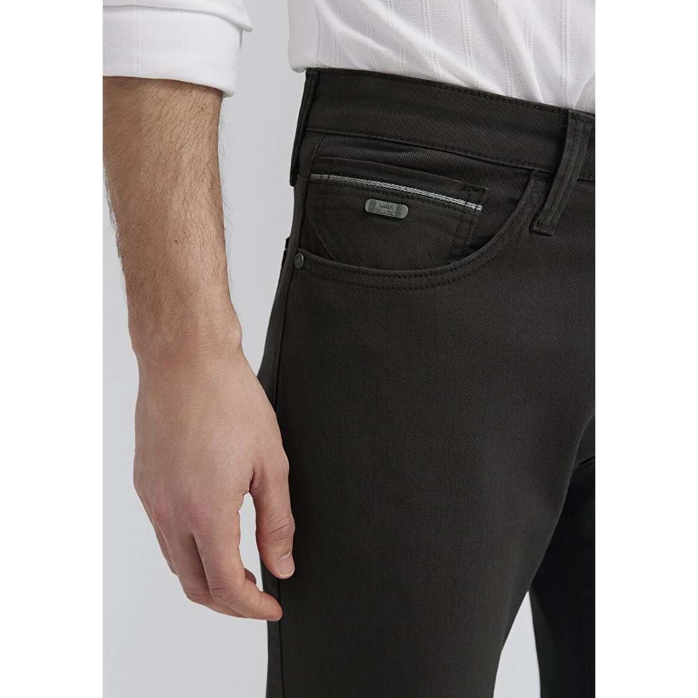 Mavi M00351A4090 Marcus Kahverengi Gabardin Jean Pantolon Erkek Kot Pantolon