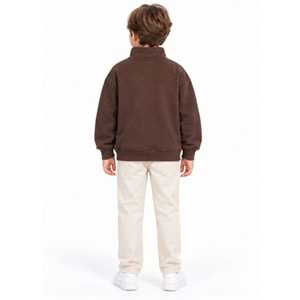 Mavi M6S10142-88067 Mavi Jeans Baskılı Yarı Fermuarlı Çocuk Sweatshirt