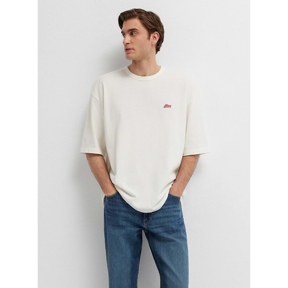 Mavi M0613503-70057 Mavi Logo Nakışlı T-Shirt Erkek Tişort