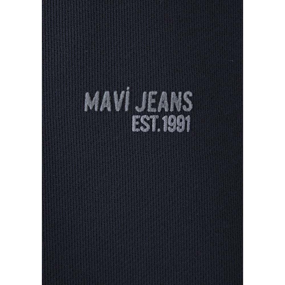Mavi M0S10678-70490 Mavi Jeans Logo Baskılı Yarı Fermuarlı Erkek Sweatshirt