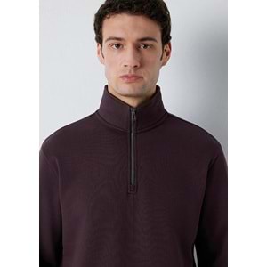 Mavi M0S20027-70223 Mavi Yarı Fermuarlı Erkek Sweatshirt
