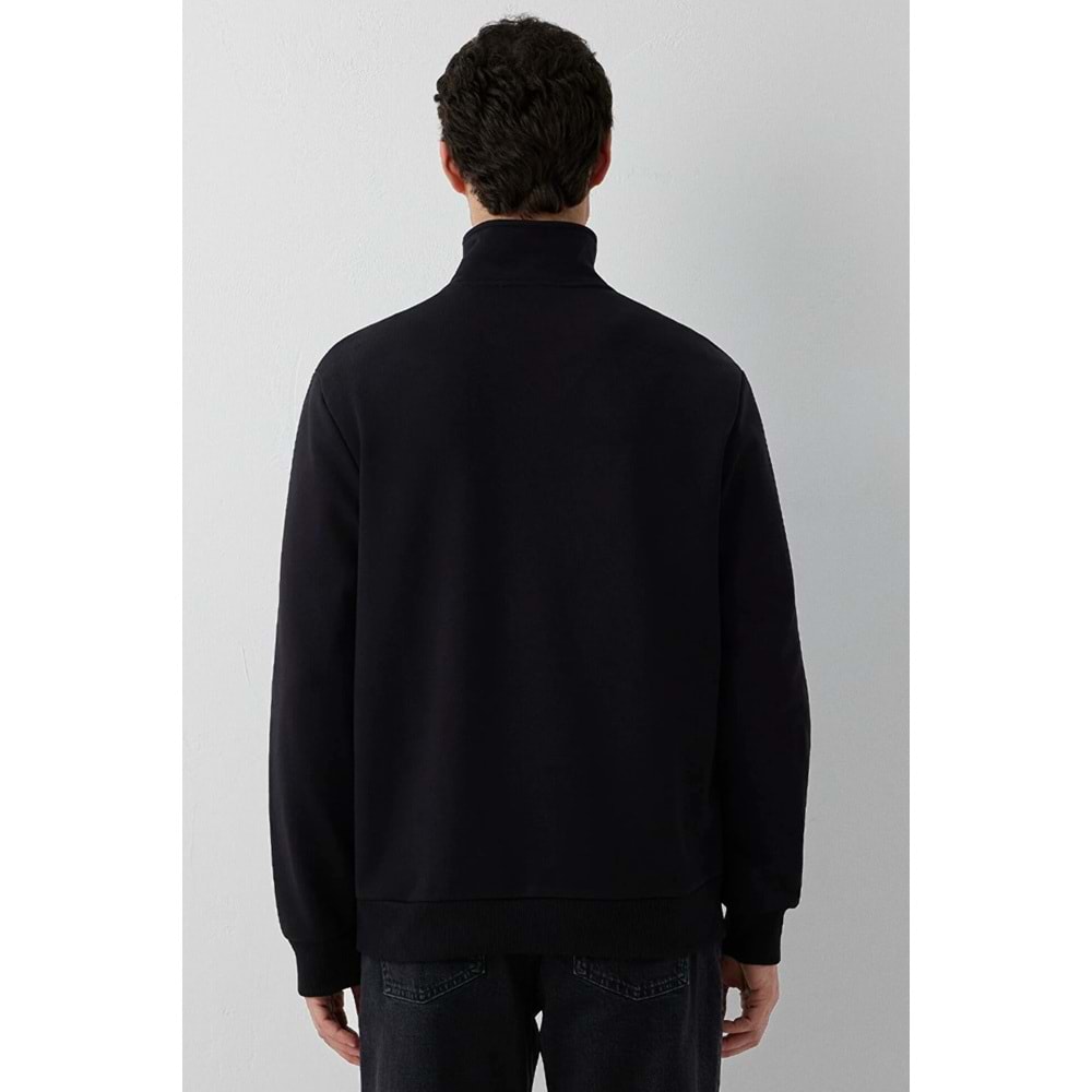 Mavi M0S20027-900 Mavi Yarı Fermuarlı Erkek Sweatshirt
