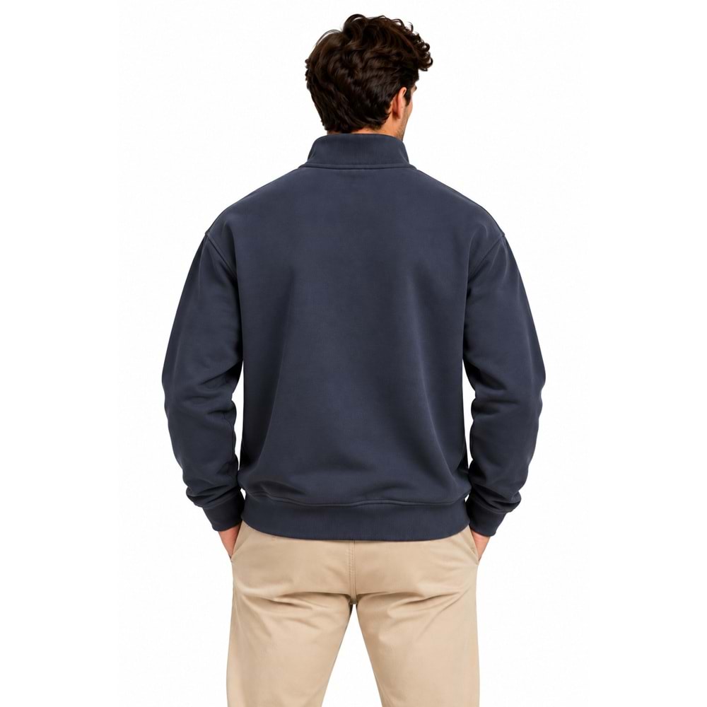 Mavi 0S10278-88170 Basic Yarım Fermuarlı Sweatshirt