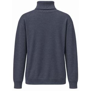 Mavi M0720066-70490 Mavi Boğazlı Kazak Erkek Sweatshirt