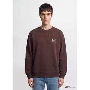 Mavi M0S10659-70219 Mavi Logo Baskılı Sweatshirt Erkek Sweatshirt