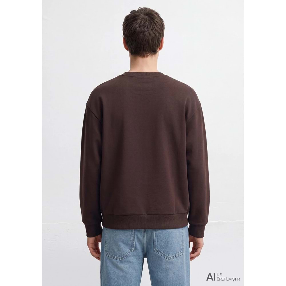 Mavi M0S10659-70219 Mavi Logo Baskılı Sweatshirt Erkek Sweatshirt