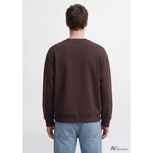 Mavi M0S10659-70219 Mavi Logo Baskılı Sweatshirt Erkek Sweatshirt