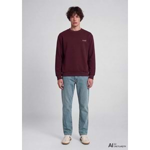 Mavi M0S10379-70434 Mavi Logo Baskılı Sweatshirt Erkek Sweatshirt