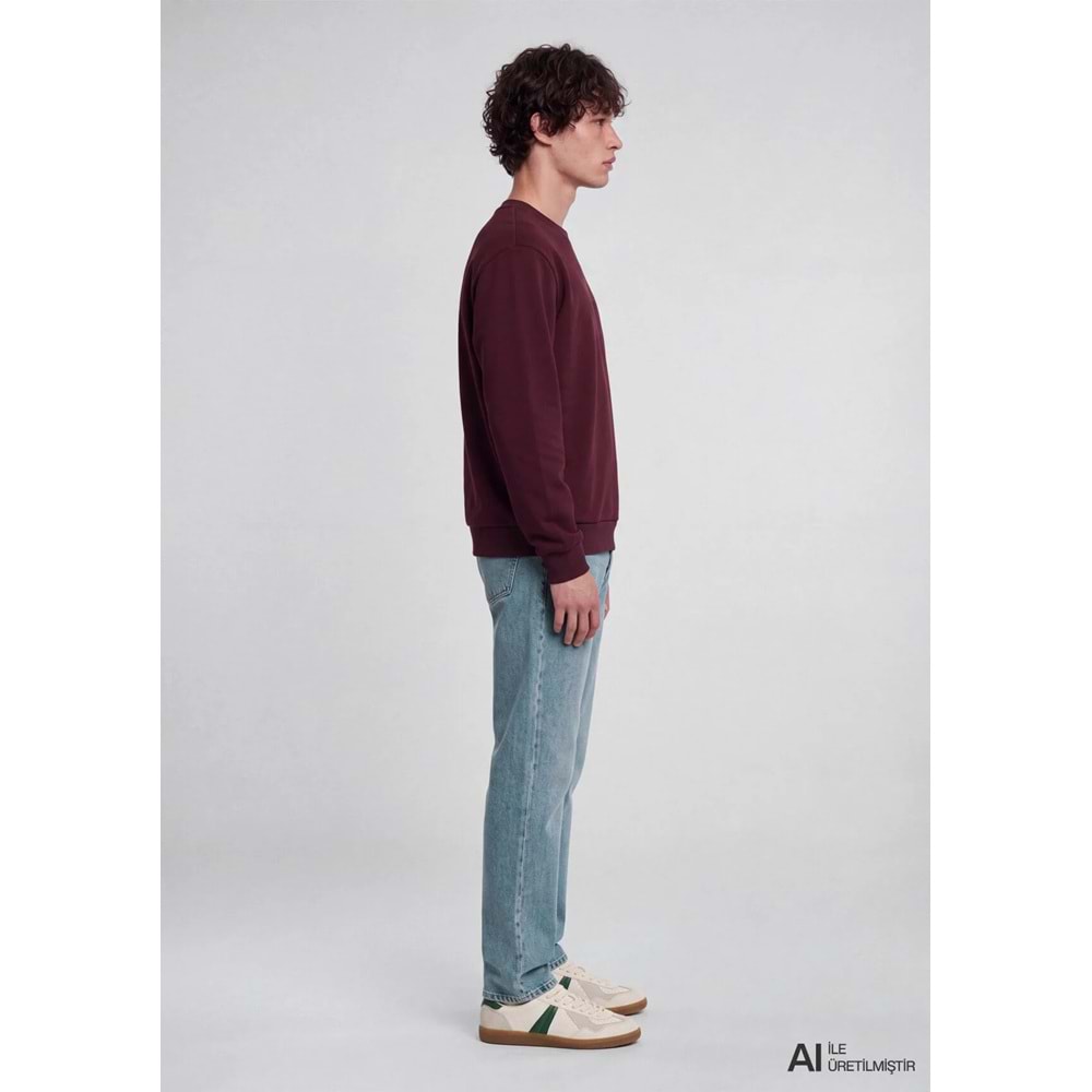 Mavi M0S10379-70434 Mavi Logo Baskılı Sweatshirt Erkek Sweatshirt