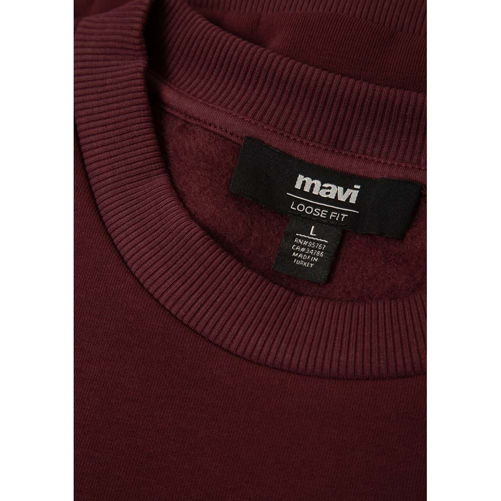 Mavi M0S10379-70434 Mavi Logo Baskılı Sweatshirt Erkek Sweatshirt