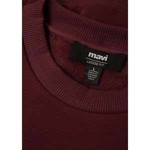 Mavi M0S10379-70434 Mavi Logo Baskılı Sweatshirt Erkek Sweatshirt